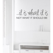 It is what... als Wandtattoo