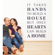 It takes Hands... als Wandtattoo