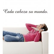 Cada cabeza... als Wandtattoo