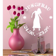 Motiv Jungfrau als Wandtattoo