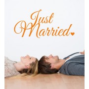Just Married 2 als Wandtattoo