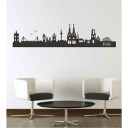 Skyline von Köln als Wandtattoo