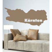 Umriss Kärnten als Wandtattoo