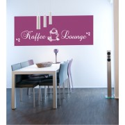 Kaffee Lounge 2 als Wandtattoo 