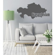 Kasachstan als Wandtattoo