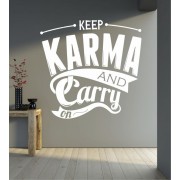 Keep Karma als Wandtattoo