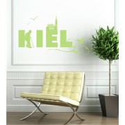 Kiel als Schriftzug als Wandtattoo