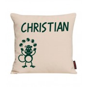 Kissen mit Name und Affe