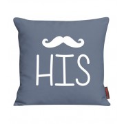 Kissen His mit Schnurrbart