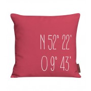Kissen mit Koordinaten