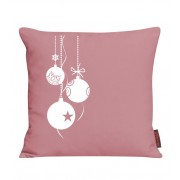 Kissen mit Weihnachtskugeln