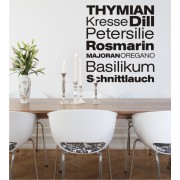 Gewürze 1 als Wandtattoo