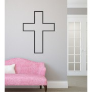 Kreuz Umriss als Wandtattoo