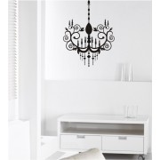 Kronleuchter als Wandtattoo