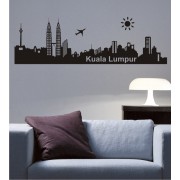 Skyline von Kuala Lumpur als Wandtattoo