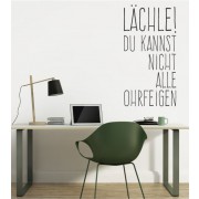 Lächle... als Wandtattoo