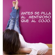 Antes se pilla... als Wandtattoo