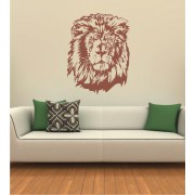 Löwenkopf 2 als Wandtattoo 