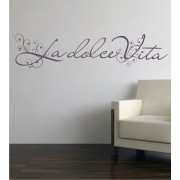 La dolce Vita als Wandtattoo