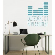 Lautstärke als Wandtattoo 