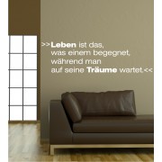 Leben ist das... als Wandtattoo