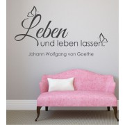 Leben und.. als Wandtattoo