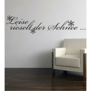 Leise rieselt der Schnee als Wandtattoo