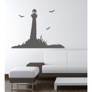 Leuchtturm als Wandtattoo