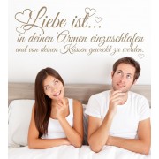 Liebe ist.. als Wandtattoo