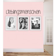 Schriftzug Lieblingsmenschen als Wandtattoo