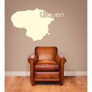 Litauen als Wandtattoo