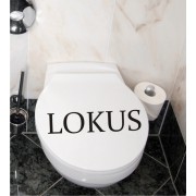 Lokus als Wandtattoo