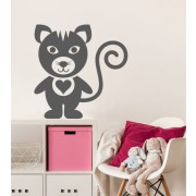 Luzzy the cat als Wandtattoo