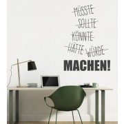 machen als wandtattoo