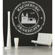 Stempel von Magdeburg als Wandtattoo 