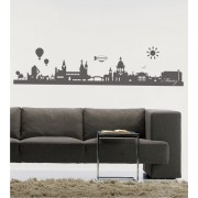 Skyline von Mainz als Wandtattoo