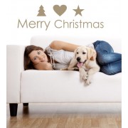 Merry Christmas 3 als Wandtattoo