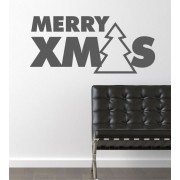 Merry XMAS als Wandtattoo