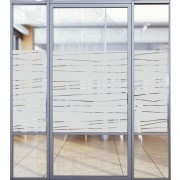 Milchglasfolie Wellen