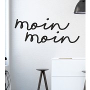 Wandtattoo moin moin