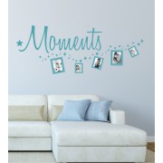 Moments + Rahmen als Wandtattoo