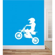 Motocross Kid als Wandtattoo
