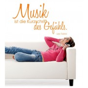 Die Musik... als Wandtattoo