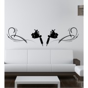 Tattoonadeln als Wandtattoo