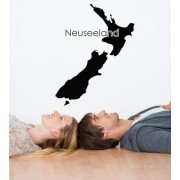 Neuseeland als Wandtattoo