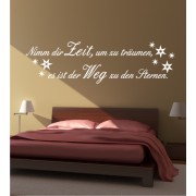 Nimm dir Zeit zu träumen.. als Wandtattoo