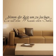 Nimm dir Zeit... als Wandtattoo