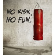 no risk, no fun als Wandtattoo