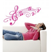 Noten als Wandtattoo