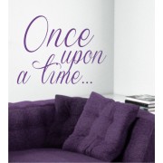 Once upon a time als Wandtattoo
